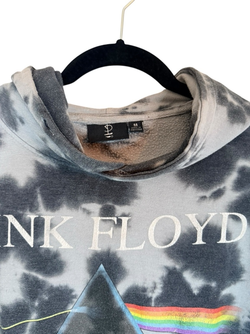 Pink Floyd Dark Side of the Moon Tie Dye Hoodie Band Tee Size M - Picture 6 of 6